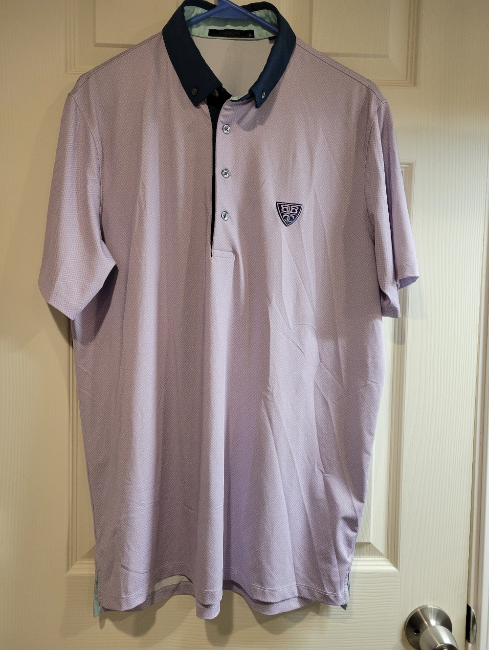 Greyson "Plus or Minus" Golf Polo - Bonnie Briar Country Club - Wild Rose Size M